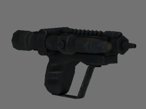 Scout trooper blaster pistol 3D model