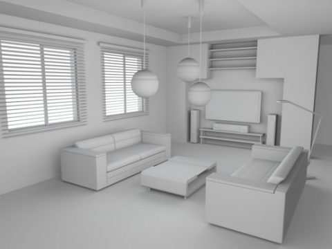 A simple room 3D model