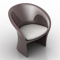 Armchair flower Magis Furniture 3d model