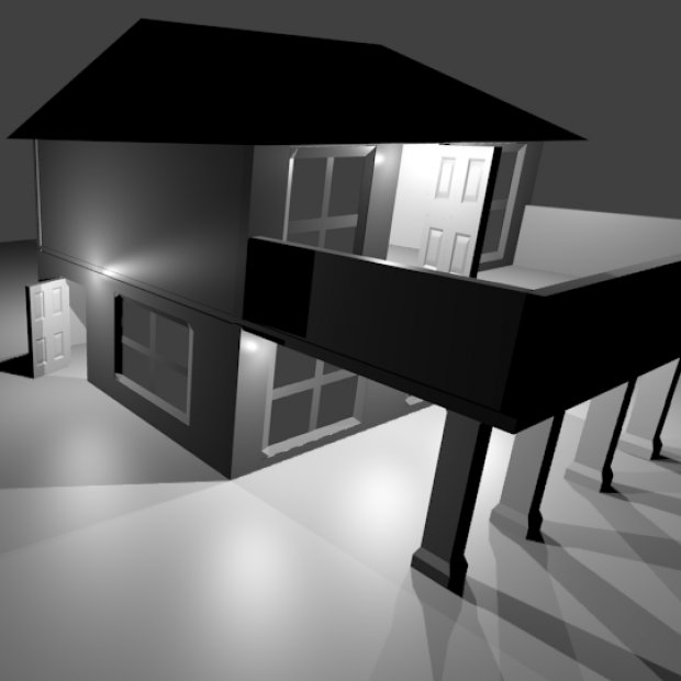 Basic House 3D model