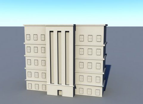 Block Building 3D model