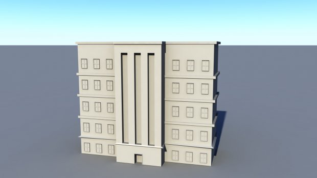 Block Building 3D model