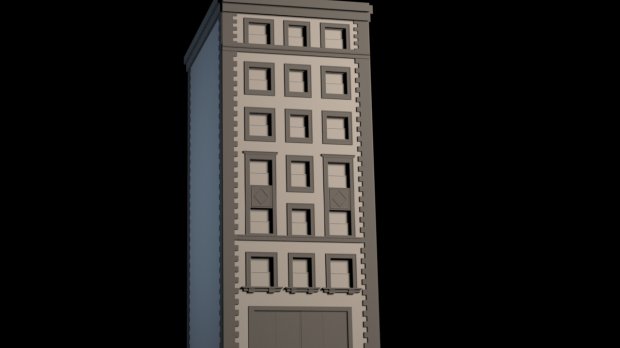 Building NY 3D model
