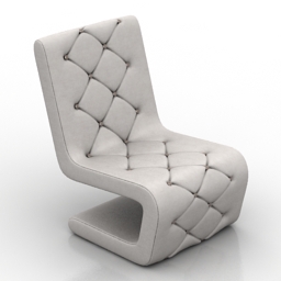 Chair Capitone W 3d model