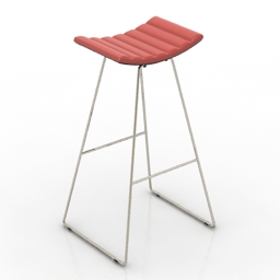 Chair Gubi A3 Bar stool stefano galli 3d model