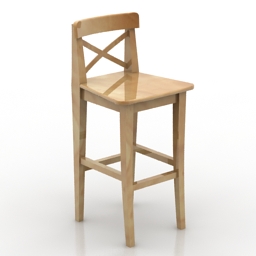 Chair silla ingolf 3d model