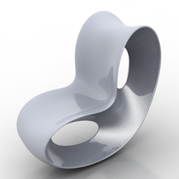 Chair voido Magis Furniture 3d model