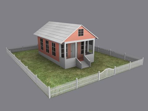 Cottage House3D model