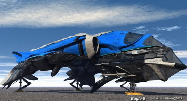 Eagle 5 Transport 3D model