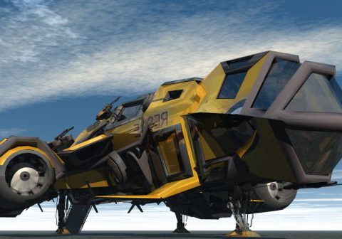 Falcon t45 Rescue Ship 3D model
