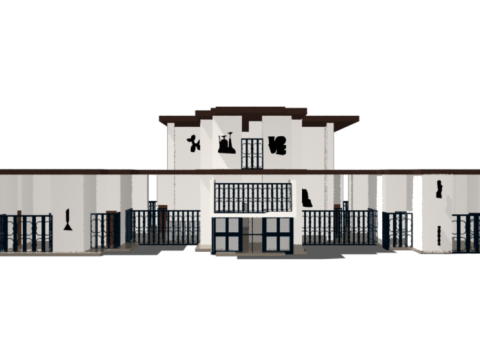 Hotel Building 3D model