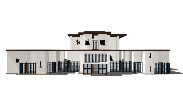 Hotel Building 3D model