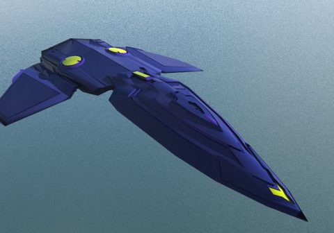 Justice League Flying Vehicle 3D model