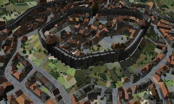 Medieval City 3D model