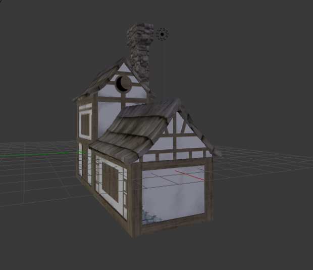 Medieval home 3D model