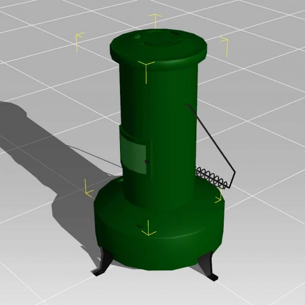 Oil Lamp 3D model
