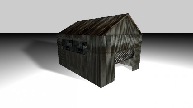 Old warehouse  3D model