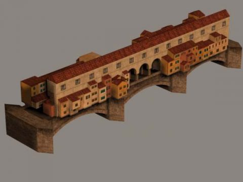 Ponte Vecchio 3D model