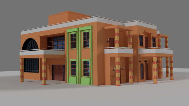 Residence Structure 3D model