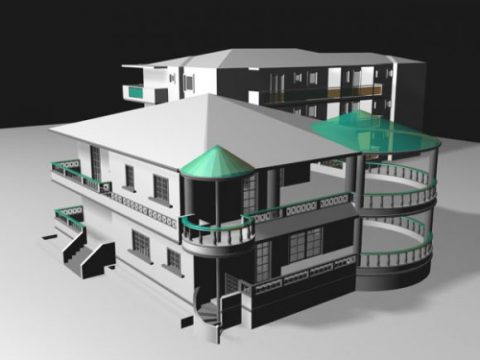 Residential House 3D model