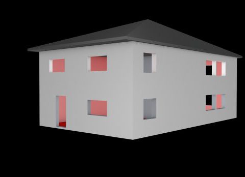 Simple House 3D model