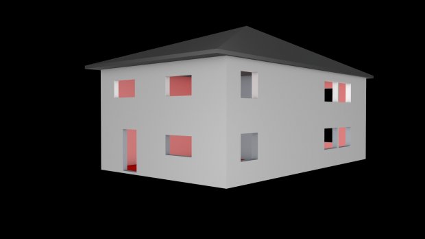 Simple House 3D model
