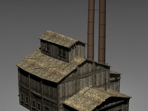 Small Factory 3D model