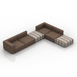 Sofa DUNE 027 3d model