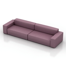 Sofa matteograssi zipcouch ZC04 3d model
