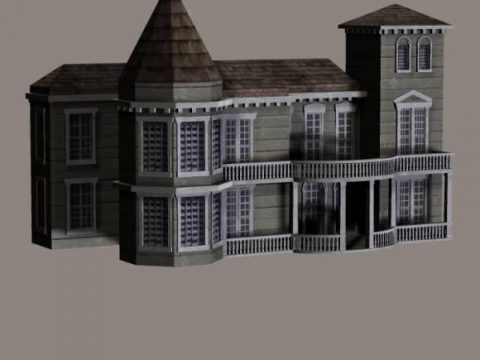 Spooky Manor 3D model