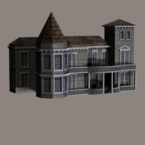 Spooky Manor 3D model