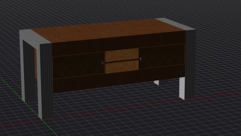 TV Stand 3D model