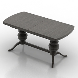 Table 3d model wooden