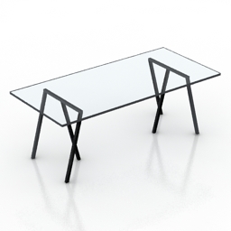 Table HAY loop stand 3d model