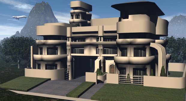 Utopian Sci-Fi House 