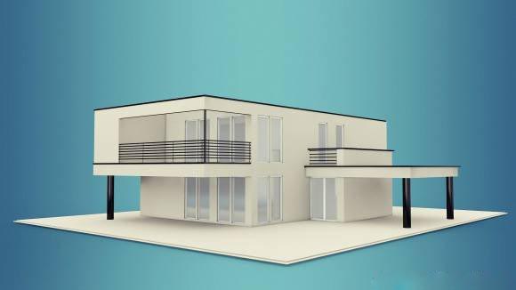 Villa 3D model