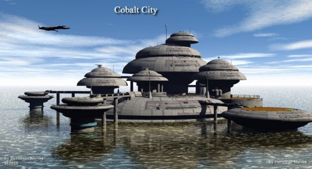 Cobalt city 3D model