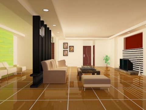 House model interior furniture scene 3D model