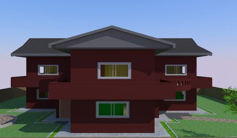 Medium size house 3D model