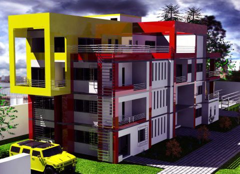 Modern apartment 3D model