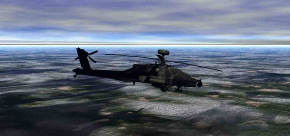 AH 64D Helicopter 3D model