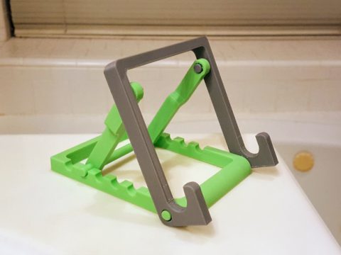 3D Adjustable tablet stand model