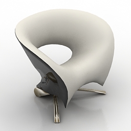 Armchair Fora Form Loop 3d model