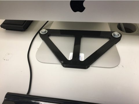 3D Base clamp for Apple iMac model