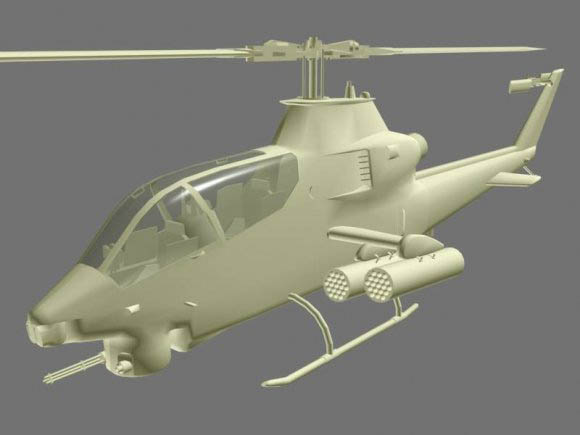 Bell AH-1 3D model