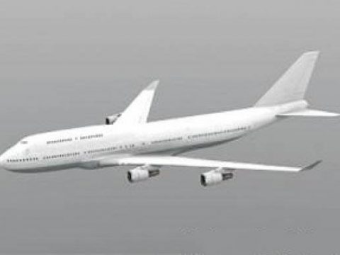 Boeing 747 3D model