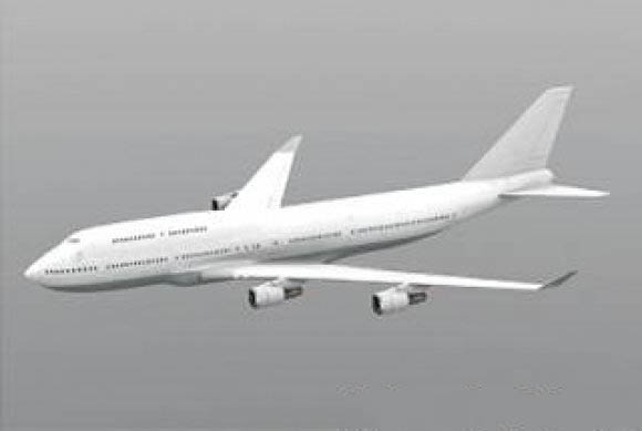 Boeing 747 3D model