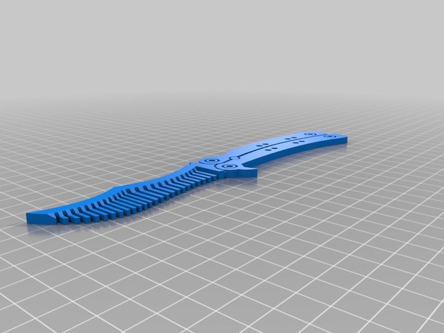 Butterfly Knife Comb