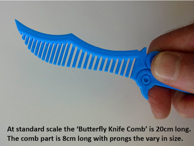 Butterfly Knife Comb