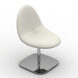 Chair Little Conco vierpoot 3d model